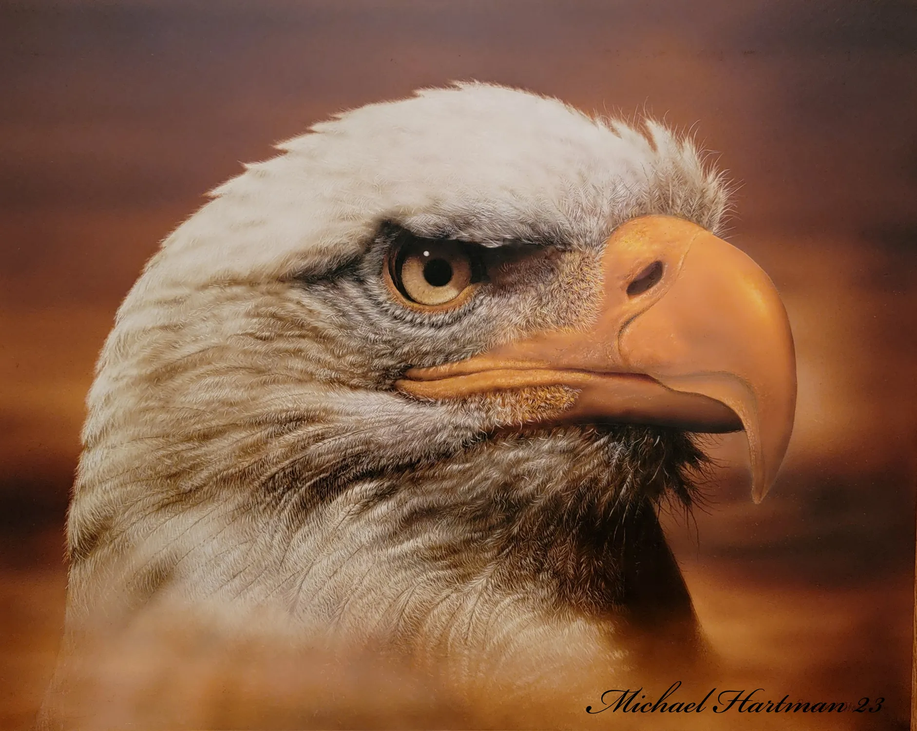 Magestic Encounter - artwork by Michael Hartman